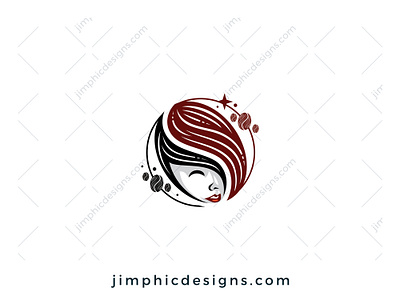 Coffee Woman Logo branding coffee design graphic design logo vector