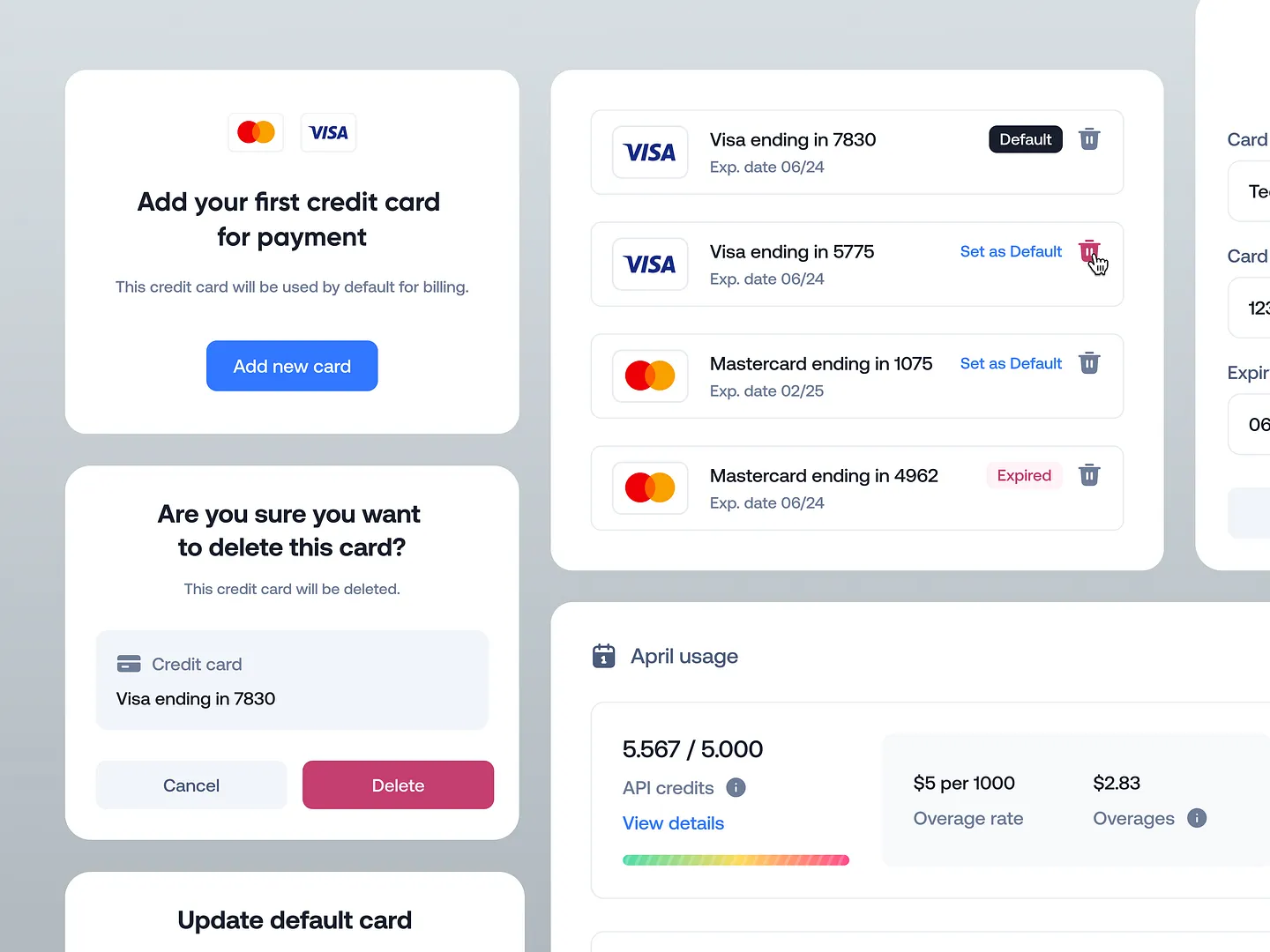 Streamlined Payment History Page Design for User-Friendly Management