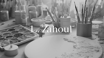 L.Zahoul branding design figma graphic design logo webflow website
