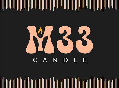Candle Logo Design branding graphic design logo
