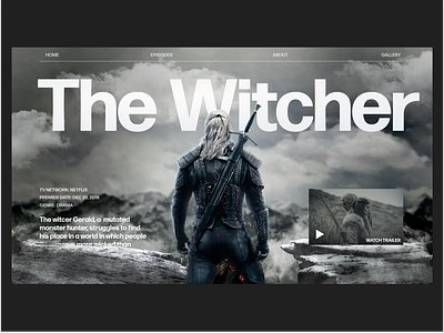 Preview Witcher video typography