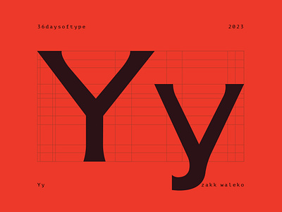 36 days of type: Yy 36daysoftype bold design font letter y logo modern sans serif type typography zakk waleko