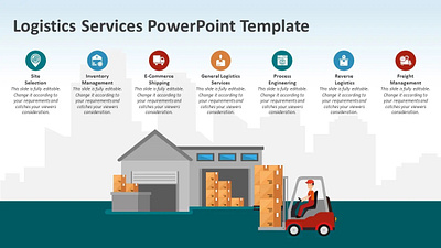 Logistics Services PowerPoint Template creative powerpoint templates design logistic services powerpoint design powerpoint presentation powerpoint presentation slides powerpoint templates presentation design presentation template