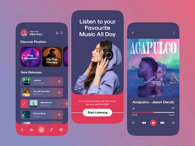 Music Player Mobile App android app design app app design appdesign dark theme interface interfacedesign ios app design minimal mobile mobile app design mobile apps mobile ui design mobileappdesign music ui ux ux ui design uxui uxuidesign