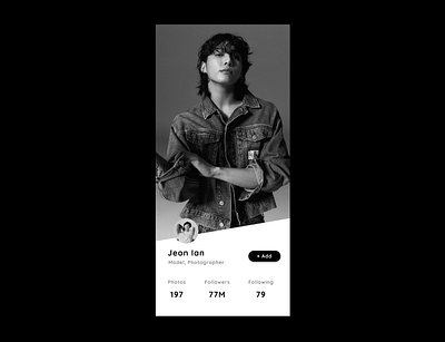 Daily UI 005 - User Profile daily ui design figma profile ui ui uiux user profile user profile ui user ui