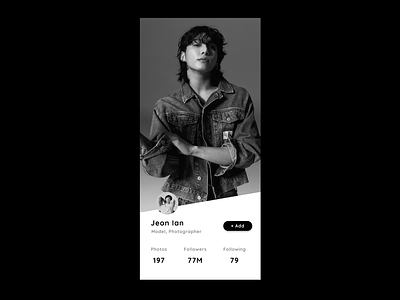 Daily UI 005 - User Profile daily ui design figma profile ui ui uiux user profile user profile ui user ui