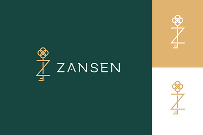 Zansen - Letter Z Logo Design for Real Estate Company #2 abstract brand identity key key logo letter letter logo letter z letters logo logo design modern real estate real estate logo z logo