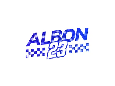 F1 Alex Albon Branding branding deisgn f1 flat logo racing simple vector