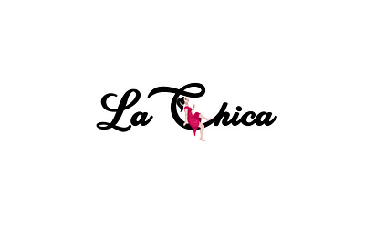 La Chica Logo la chica logo logo logo design logo designer women and font logo women logo