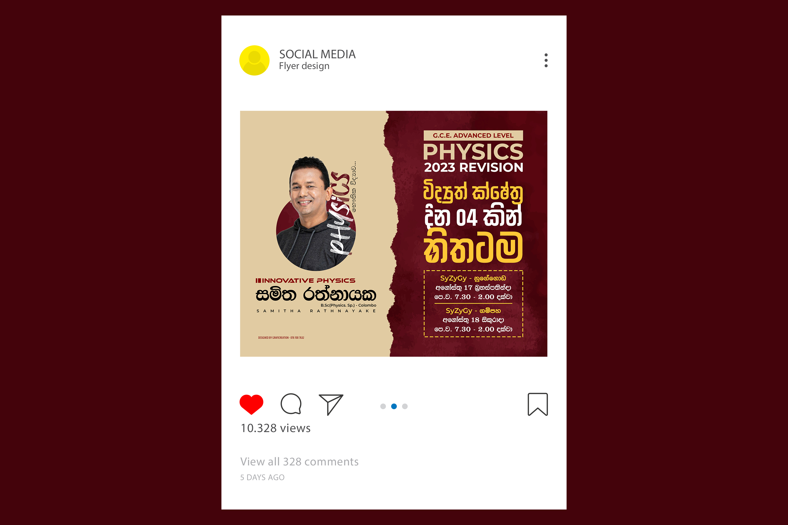 SOCIAL MEDIA FLYER DESIGN By Sachith Theekshana On Dribbble