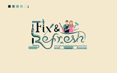 Fix & Refresh Logo creative logo fix refresh logo fix logo logo logo design logo designer professional logo refresh logo