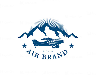 Aviation logo design; logo art