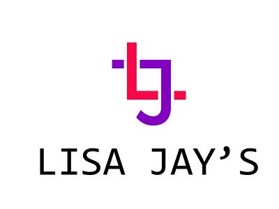 LISA JAY'S logo lisa jays logo lj font logo lj logo logo logo design logo designer