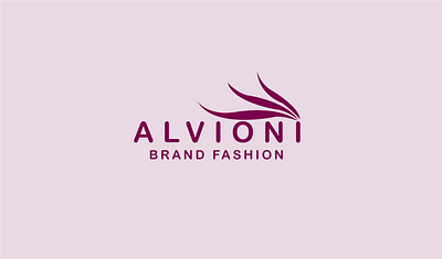 ALVIONI BRAND BEAUTY LOGO branding design graphic design illustration logo min typography vector