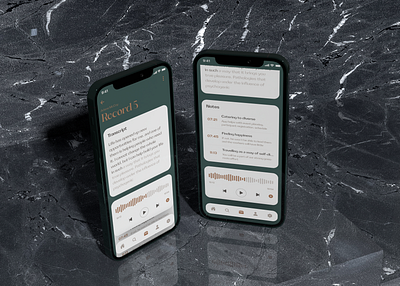 Psychology App - Record app design interaction ios medical mobile psychology record ui ux