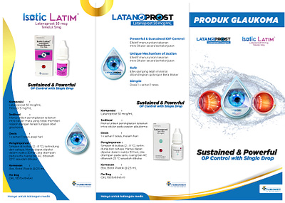 Glaukoma Brochure brochure design eye drops eye medicine eyes graphic design illustration poster template brochure