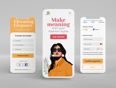 First ui design mockup graphic design logo motion graphics ui