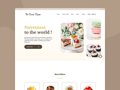 Case Study: website design for a bakery bakery bread cake case study ecommerce landing landing page store ui ux web web design website website design