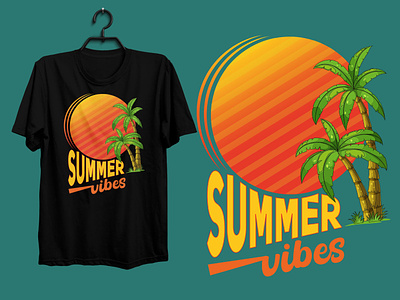 Summer vibes T-shirt Design | Summer Tee design graphic design illustration print summer summer essentials summer fashion summer outfit ideas summer outfit2023 summer outfits summer outfits men summer shirt summer style summer tshirts summer vibes summer vibes oly t shirt t shirt design t shirts tshirt typography