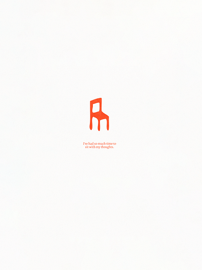 Chair Print graphic design