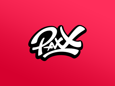 Paxx Lettering brush cannabis dribbble illustration letter lettering logo paint sportlogo typography vector art