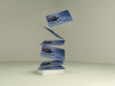 IT Technician Business Cards 3d advert blue branding business card computer computer help creative design fun graphic design help illustration it photo service services tech technician vector