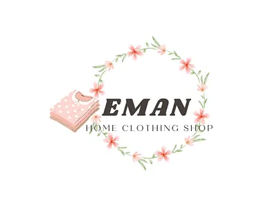 Eman store Logo branding design graphic design logo typography