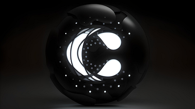 C BLACK NEON 3D LOGO app branding design graphic design illustration logo typography ux vector