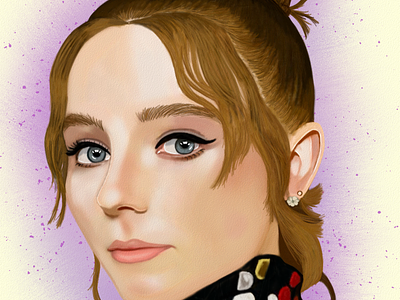 Thomasin McKenzie Portrait Art by Oz Galeano actress art arte arte ozgaleano color design dibujo digital art drawing fanart illustration mexico model modelo movie ozgaleano painting portrait retrato thomasin mckenzie