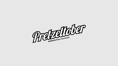 Pretzeltober Wordmark branding campaign design food graphic design logo pretzel softpretzels visual identity wordmark