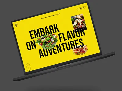 Hero Section Exploration - Urban Eats Redesign creative direction design food hero section ui visual visual design web design