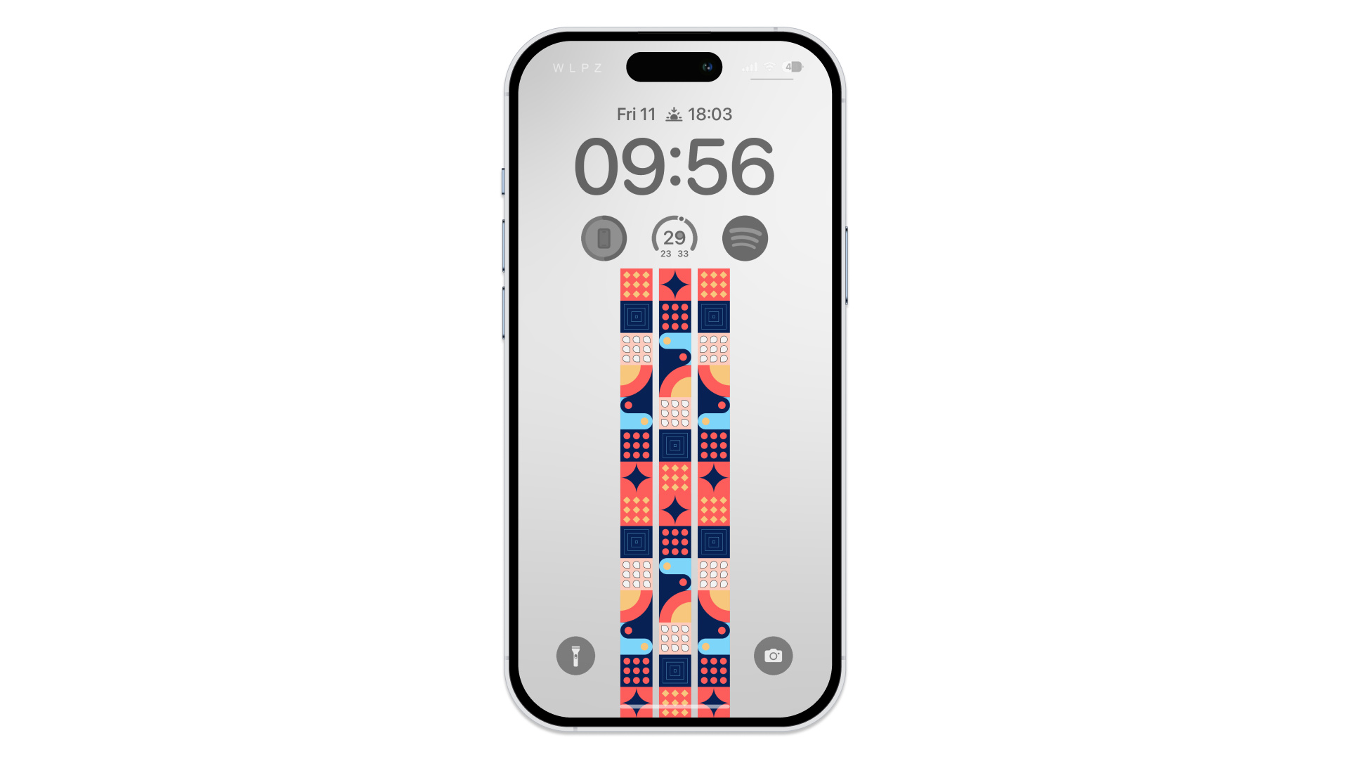 Mosaic Elegance - 4K iPhone Wallpaper background flat minimal mobile wallpaper wallpaper design wallpapers