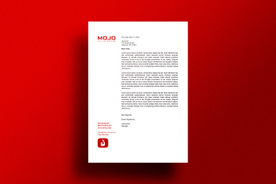 Mojo Fuel Optimization Letterhead branding design graphic design letter letterhead print