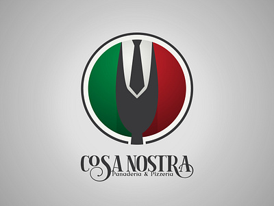Italian Restaurant Logo | COSANOSTRA branding design graphic design logo vector