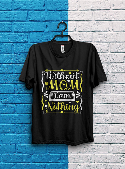 Mom, mother's day t-shirt design typographic