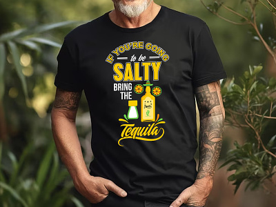 Tequila T-Shirt Design beer branding cafepress design graphic design graphic t shirt illustration logo merch by amazon print on demand redbubble salty spreadshirt teepublic teespring tequila typography whiskey zazzle