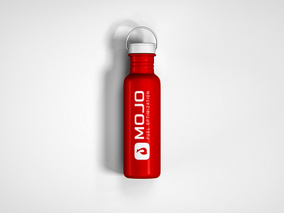 Mojo Fuel Optimization Water Bottle branding design graphic design logo merch print swag water bottle