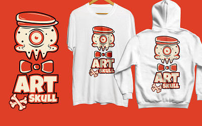 art skull clothing design graphic design hoodie illustration monster tshirt