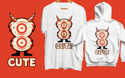 cute clothing design graphic design hoodie illustration monster tshirt