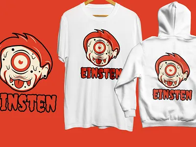 einsten clothing design graphic design hoodie illustration monster tshirt