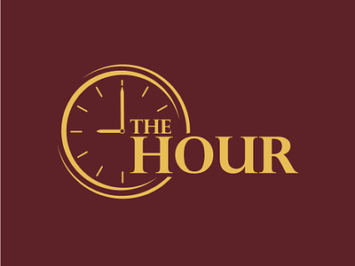 The Hour art branding color design illustration logo monogram