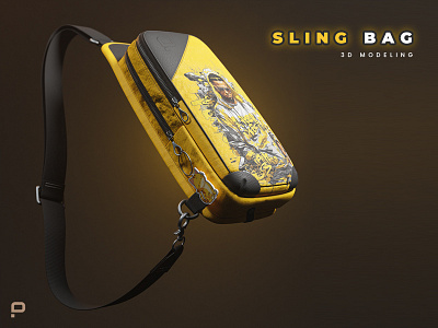 Sling Bag 3D Model 3d design 3d model 3d render bag design fashion sling bag 3d sling bag model