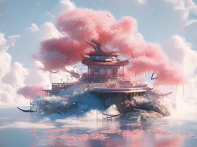 Imagine Time 3d graphic design