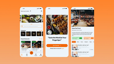 MADANG - Food Ordering Application apps design design food graphic design mobile apps ui ux