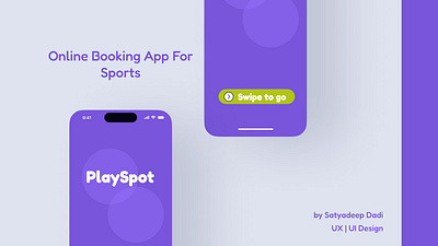 PlaySpot App: Booking App for sports app branding logo ui ux