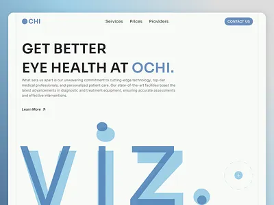 Clinic | Healthcare | Eye Care | Vision app blue branding clinic design gradient healthcare logo typography ui ux vision web design