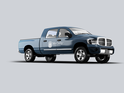McCully Consulting™ Truck Wrap branding design graphic design large format logo truck vector vehicle