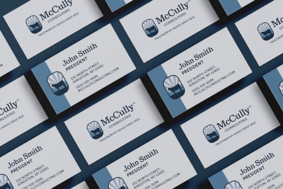 McCully Consulting™ Business Cards branding business cards design graphic design logo print vector