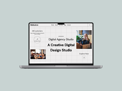 Digital Creative Agency Website agency digital creative ui website