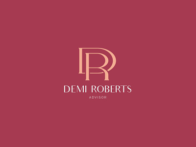 Demi Roberts | Brand Identity adobe illustrator best logo branding design designedbyabd dr monogram elegant logo graphic design lettermark logo logo designer logomark luxury logo minimal logo modern logo monogram premium logo symbol type typography